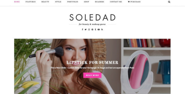 Soledad – A Complete Theme for Bloggers