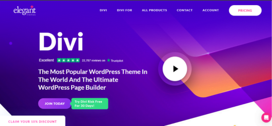 Divi Best WordPress Theme