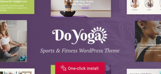 DoYoga Sports & Fitness WordPress Theme
