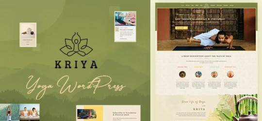 Kriya Yoga WordPress Theme