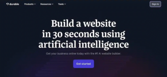 Durable AI Website Builder