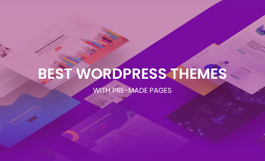 14 Best WordPress Themes with Pre-Made Pages 2023
