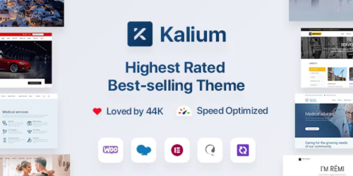 Kalium E-Commerce WordPress theme