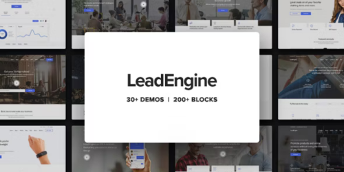 LeadEngine E-Commerce WordPress theme