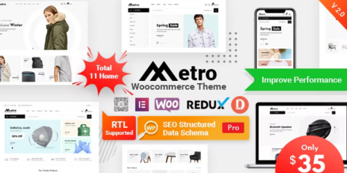 Metro E-Commerce WordPress theme
