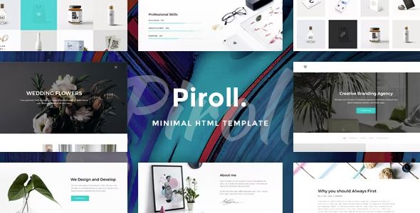 Piroll - Modern Portfolio Template